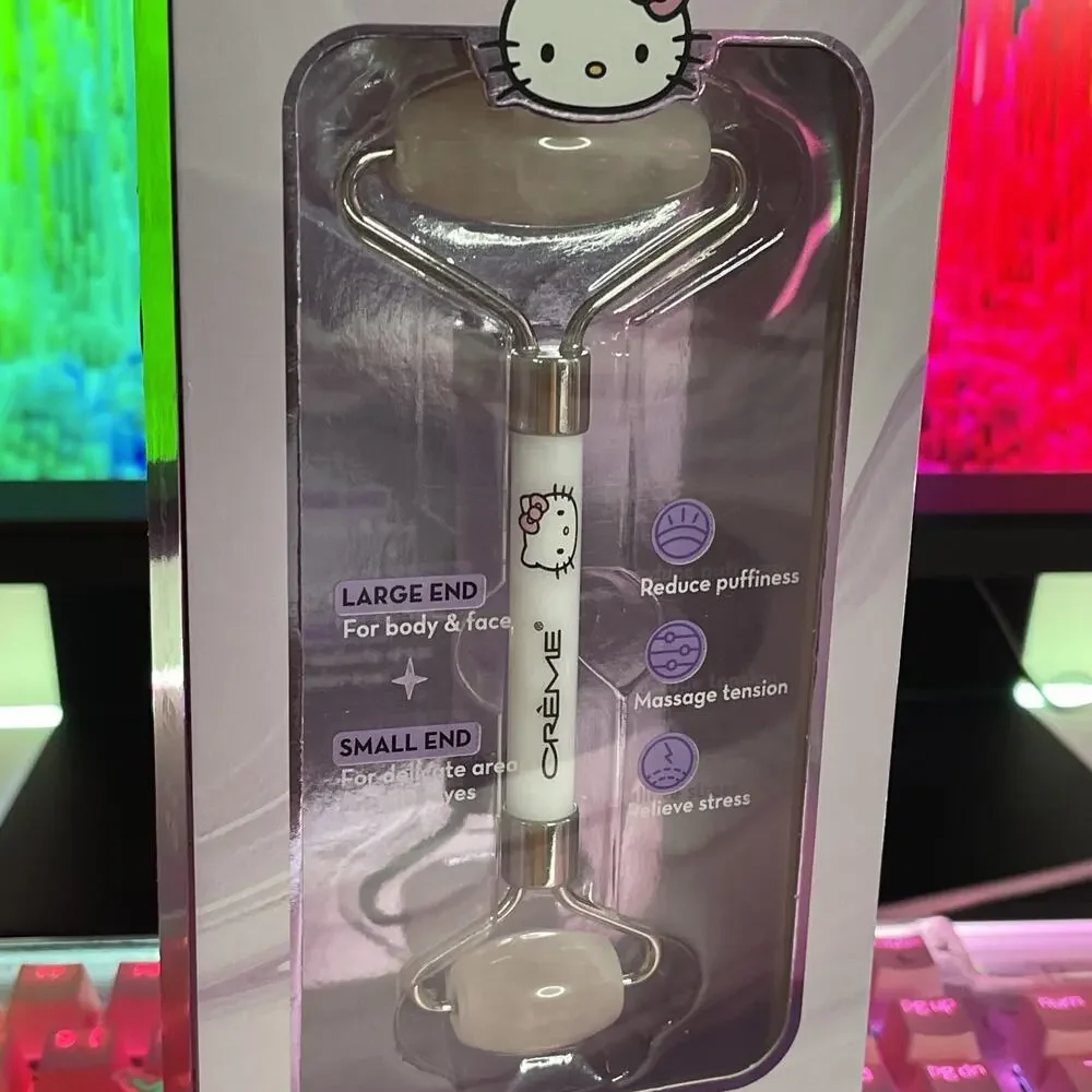 The Creme Shop Sanrio Hello Kitty Love Quartz Roller Dual Ended Face Eyes Body